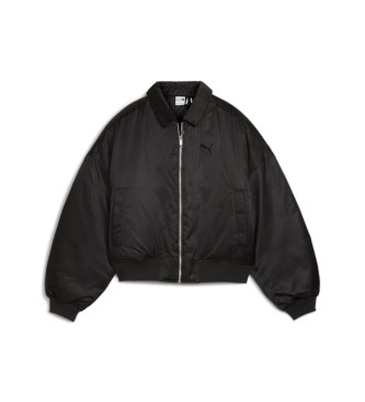 Puma Chaqueta Satin Bomber  negro