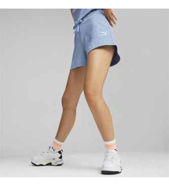 Puma Short Classics Ribbed A-Line blue