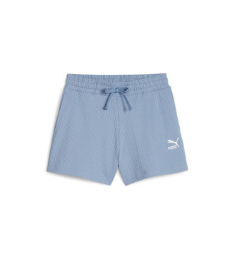 Puma Short Classics com nervuras em A azul