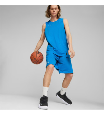 Puma Short Hoops Team Practice bleu