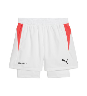 Puma TeamGOAL Pantaloncini individuali bianchi