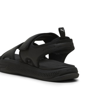Puma SoftridePro 24 black flip-flops