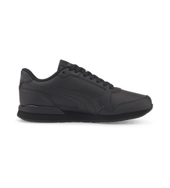 Puma Leder Turnschuhe ST Runner v3 schwarz