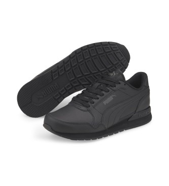 Puma Leather Sneakers ST Runner v3 black