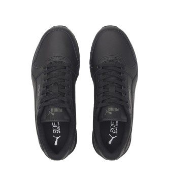 Puma Leather Sneakers ST Runner v3 black