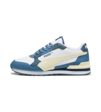 Puma Zapatillas de piel St Runner V4 L blanco, azul