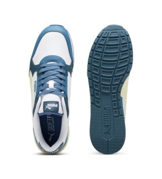 Puma Zapatillas de piel St Runner V4 L blanco, azul