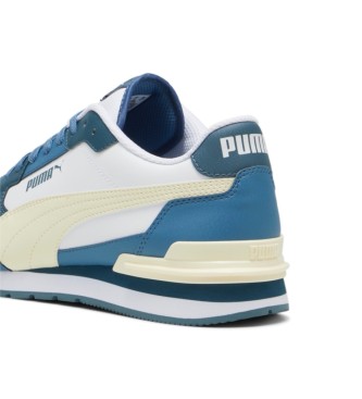 Puma Zapatillas de piel St Runner V4 L blanco, azul