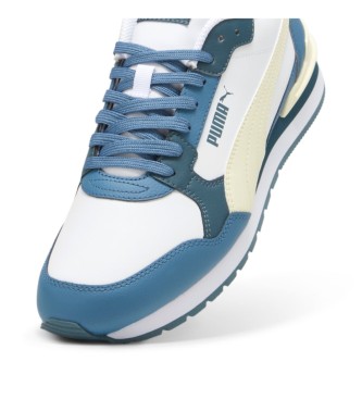 Puma Zapatillas de piel St Runner V4 L blanco, azul