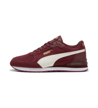 Puma Leather shoes ST Runner v4 SD maroon