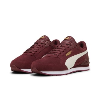 Puma Leather shoes ST Runner v4 SD maroon