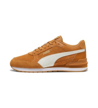 Puma Sneaker ST Runner v4 SD in pelle arancione