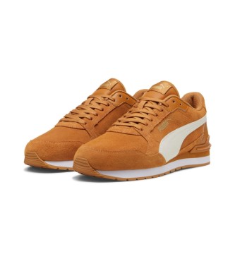 Puma Sneaker ST Runner v4 SD in pelle arancione