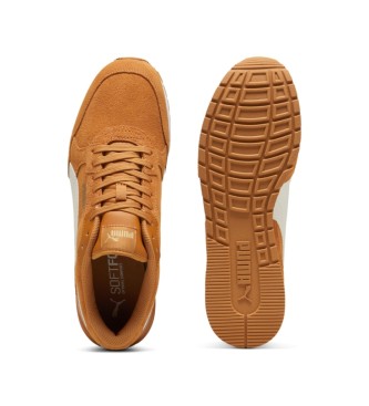 Puma Sneaker ST Runner v4 SD in pelle arancione