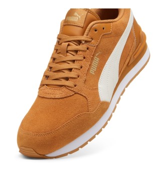 Puma Sneaker ST Runner v4 SD in pelle arancione