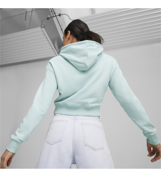 Puma Better Classics Cropped sweatshirt turquoise