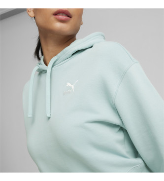 Puma Better Classics Cropped sweatshirt turquoise