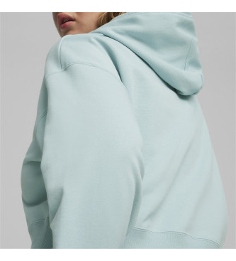 Puma Better Classics Cropped sweatshirt turquoise