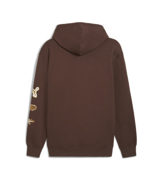 Puma Sweatshirt Classics Brand Love marron