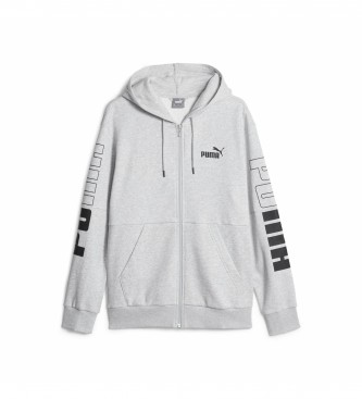 Puma Sweatshirt Colorblock Full-Zip grijs