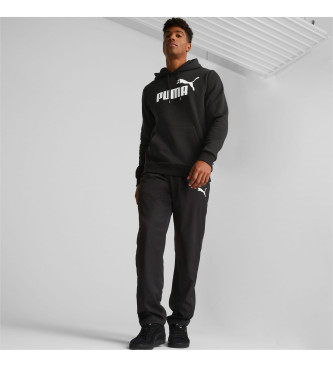 Puma Essentials Big Logo Hoodie Sort