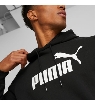 Puma Bluza z kapturem z dużym logo Essentials czarna