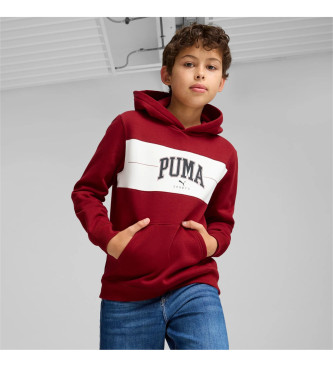 Puma Casaco com capuz Squad vermelho