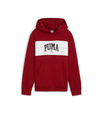 Puma Casaco com capuz Squad vermelho