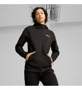 Puma Kapuzenpullover mit Reiverschluss Evostripe schwarz