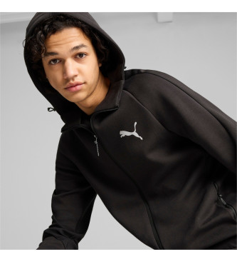 Puma Kapuzenpullover mit Reiverschluss Evostripe schwarz