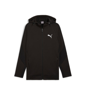 Puma Kapuzenpullover mit Reiverschluss Evostripe schwarz