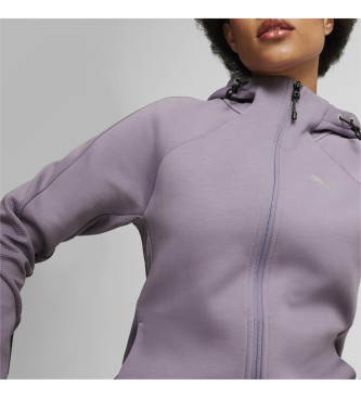 Puma Evostripe lilac zipped hoodie