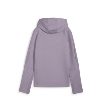 Puma Evostripe lila hoodie med dragkedja