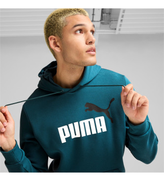 Puma Dwukolorowa bluza Essentials+ zielony