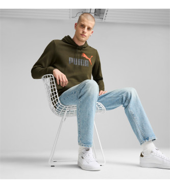 Puma Tweekleurig sweatshirt Essentials+ groen