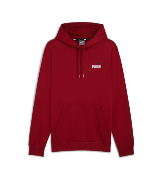 Puma Sweat Ess+ 2 Col Small Log maroon