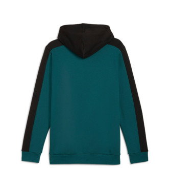 Puma Sudadera Ess Block X Tape Hoo verde