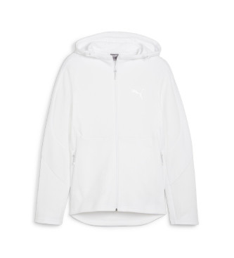 Puma Sweatshirt zipp Evostripe blanc