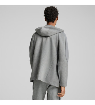 Puma Evostripe Sweatshirt met Volledig Ritssluiting grijs