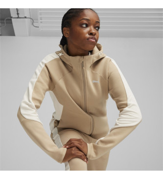 Puma Sweatshirt Evostripe Fz taupe