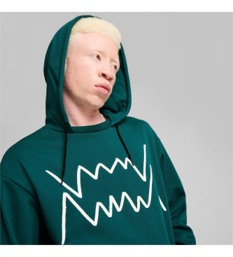 Puma Sudadera Jaws Core Hoodie 2.0 verde