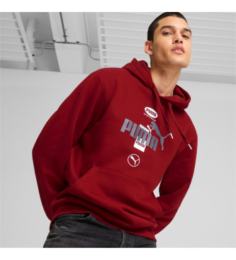 Puma Sweatshirt Power Grafisch H kastanjebruin