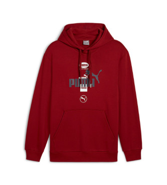 Puma Sweatshirt Power Graphic H rdbrun