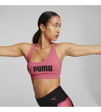 Puma Mid Impact bra pink