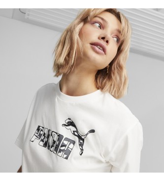 Puma Koszulka z grafiką Summer Splash biała