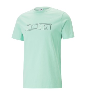 Puma SWxP Grafisch T-shirt turquoise