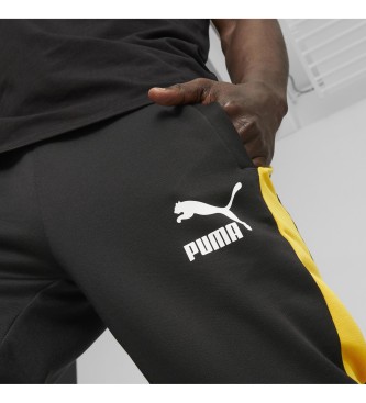 Puma T7 Pantaloni neri iconici