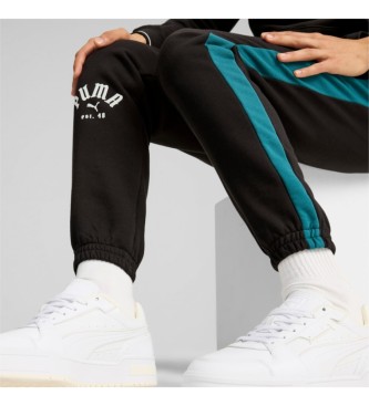 Puma Pantaln de chndal T7 Play Paris negro