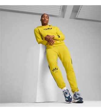 T7 Play Paris tracksuit bottoms yellow