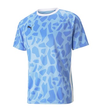 Puma teamLIGA Padel Grafisch T-shirt blauw